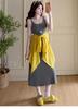 2026 Maternity Temperament Two-Piece: Summer Sun Protection Shirt & Waist-Cinching Camisole Dress