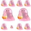 10Pcs Light in The Dark Ghost Figurines Miniatures Resin Crafts Ghost Statue  Aquarium