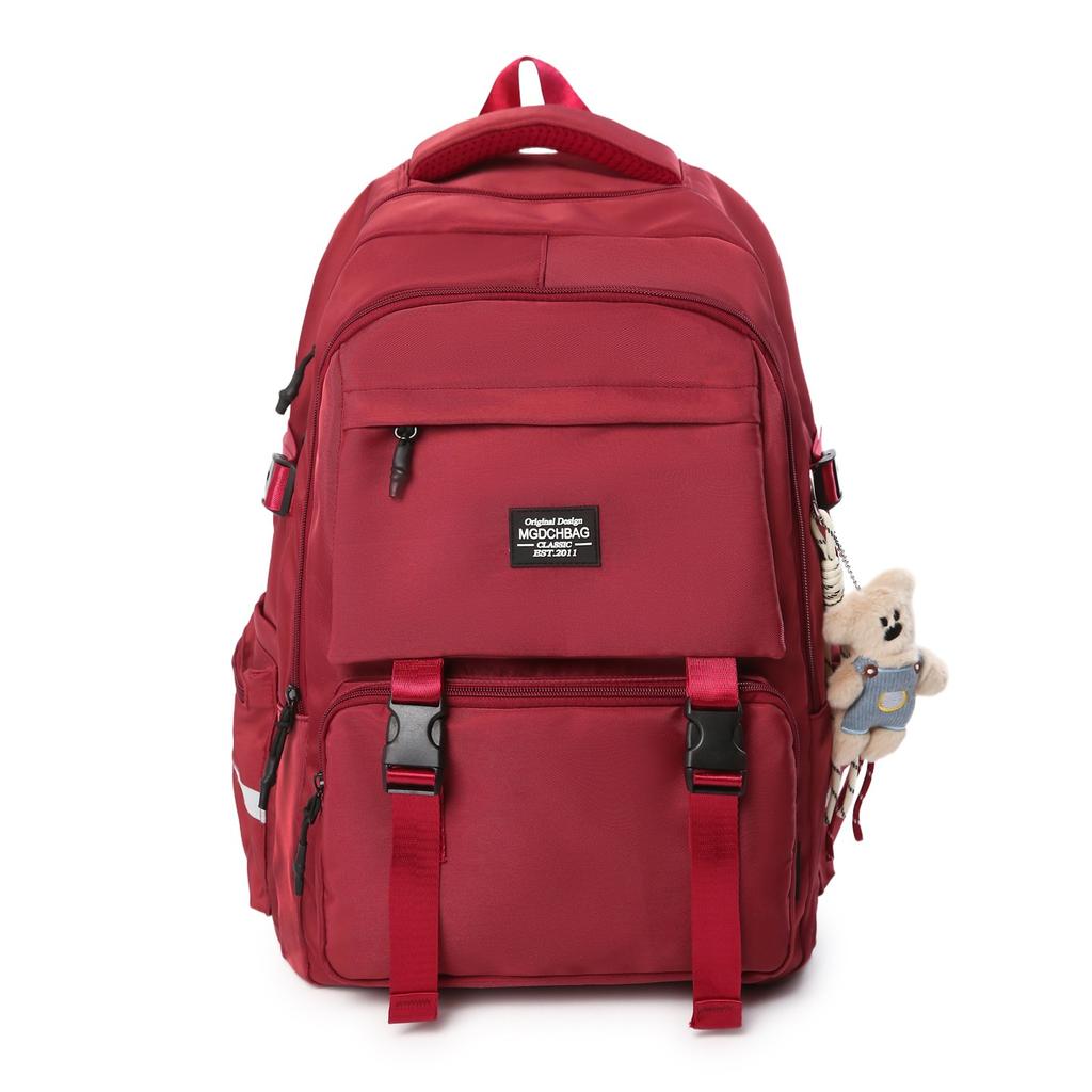 Schoolbag New Student School Bag Male Large Capacity Junior High School High School College Student Campus Couple Computer Backpack