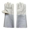 Long Cowhide Welding Gloves: Durable, Smooth, Wear, Oil & Water-Resistant, Fireproof, Spark-Resistant, Ideal for Shipyard Work