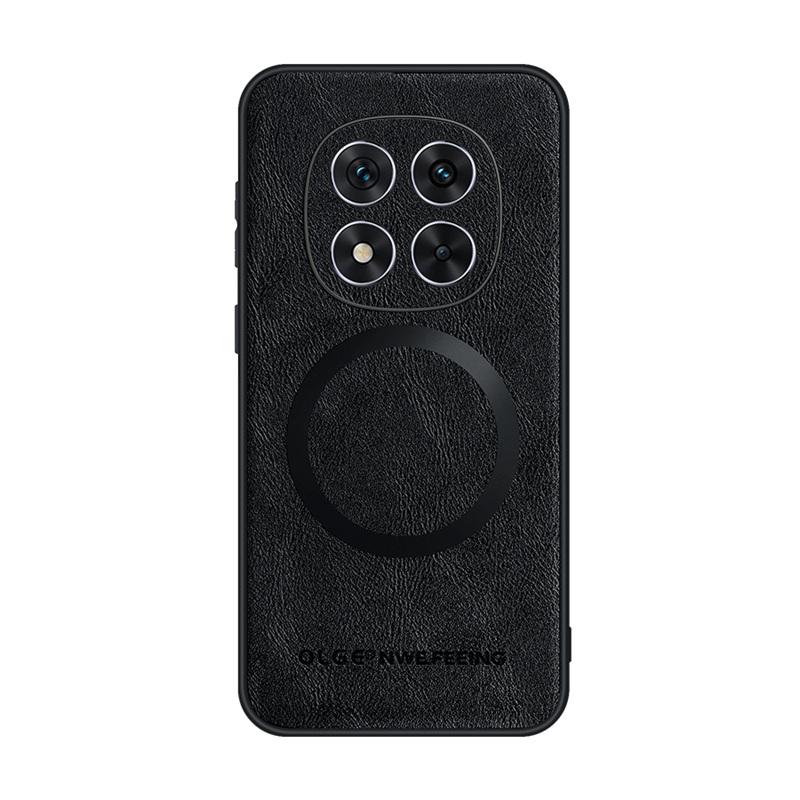 Magnetic Wireless Charge Leather Phone Case for Xiaomi Redmi Note 14 13 Pro+ 11SE / 12 11 10 Pro / Poco M6 Pro Soft Bumper Cover