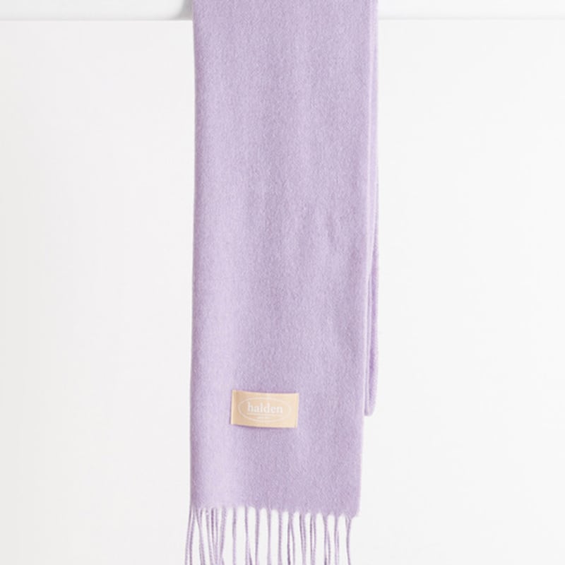 Halden Wool Color Muffler (M007_light Purple)