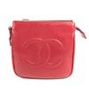 CHANEL vintage Big CC logo CC Mark Bag, belt bag, body bag Waist Pouch Red
