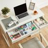 Lifewit 25 PCS Drawer Organizer Set Clear Plastic Desk Drawer Dividers Tradeless Storage Box for Jewelry and Divider Box for Office Makeup, Gadgets,