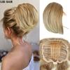 MISS WIG Synthetic Short Ponytail Bun Hair With Comb Clip Bun Updo Drawstring Bun Hair For Women Daily Wear