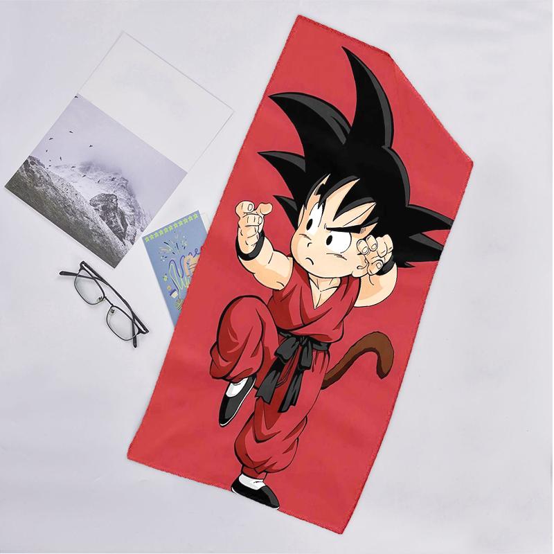 Goku Fashion Beach Towel: Ideal for Summer Adventures Soft, Absorbent and Quick Drying Suitable for Swimming and Bathing