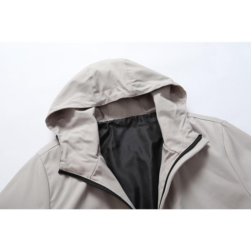 Veste Coupe-vent Légère à Manches Longues Décontractée d'Extérieur pour Homme
