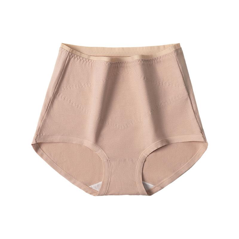Women S High Waist Cotton Briefs Tummy Control Breathable Plus Size Underwear