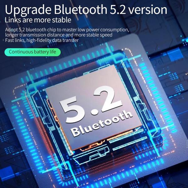 Auriculares Deportivos Bluetooth 5.2 Auriculares de Conducción Ósea Inalámbricos Abiertos para Correr Auriculares Bluetooth con Reducción de Ruido y Micrófono