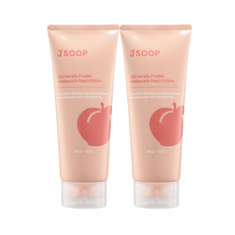 JSOOP Silk Keratin Protein Hair Treatment Peach Edition 200g | Leave-in No-Wash Protein Pack | Peach Scent |Smooth & Silky Hair Repair