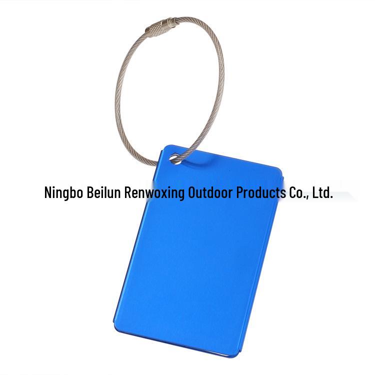 Airplane Suitcase Luggage Tag – Aluminum Hanging Card, Business Gift, Boarding Pass Accessory