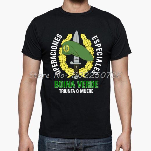 Spanish Legion GOE Mod 1 Green Beret Special Operations Emblem T-Shirt Summer Cotton O-neck Mens Short Sleeve T-Shirt New