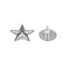 50 Set Rivets Snap Studs Alloy Decorative Spikes Buttons Garment DIY Accessory - Black