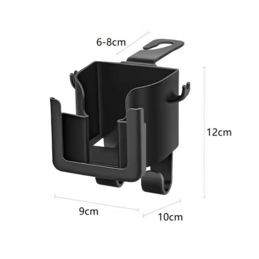 

Multi Functional Car Seat Back Storage Rack with Cup Holder! Mobile Phone Holder and Hook - Suitable for Most Car Models