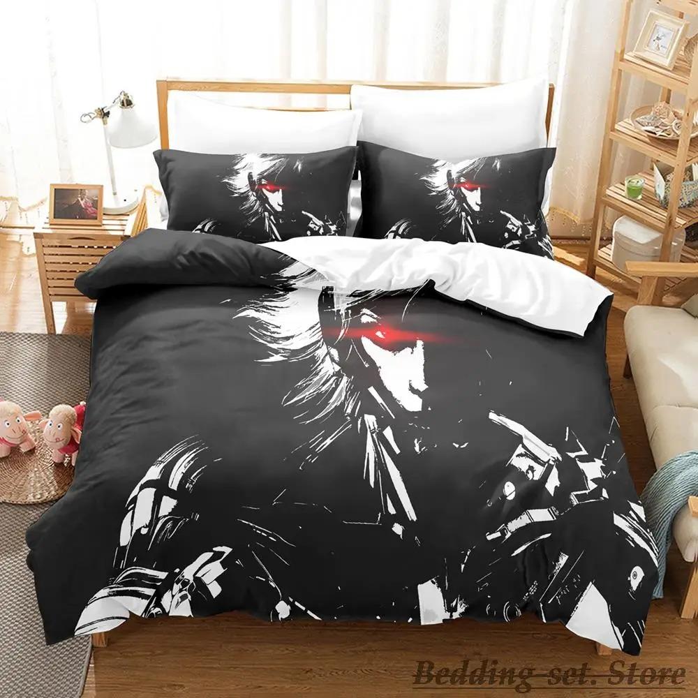Game Metal Gear Rising Revengeance Bedding Set Single Twin Full Queen King Size Bed Set Adult Kid Bedroom Duvetcover Sets