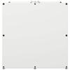 Firewood Rack White 40 x 40 x 40 cm Cold Rolled Steel