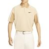 Nike Golf Club Dri-Fit Color Block Quick-Dry Polo Shirt Men Tops Sand-White Light-Bone Linen-Yellow FQ1151-126