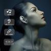 Sleep Wired Earphones with Side Sleeping Comfortable No Harm to Compatible with and Black Headphones, Type-C USB-C Plug, Ultra-Lightweight,