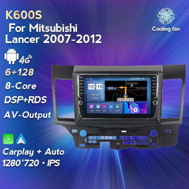 Android Central Control Screen with Wireless CarPlay for 2007-2012 Mitsubishi Lancer Models