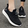 Spring Walking Shoes Female Ultra-light Soft Bottom Non-slip Comfortable Middle-aged Casual Fly Weaving Sports Women's Shoes