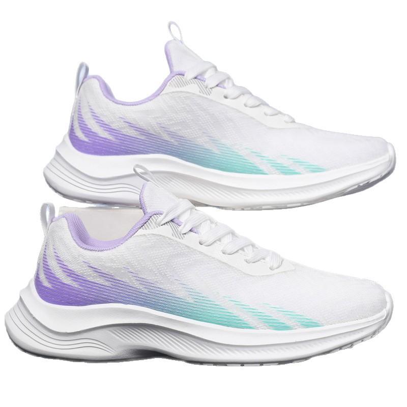 New summer casual cold sticky sports running shoes, the same for men and women, versatile fly-woven shoes, soft-soled sports sports shoes