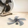 1 Pcs 18 Inches Household Plastic Fan Blade Five Leaves With Nut Cover For Household Floor Fan Pedestal Accessories
