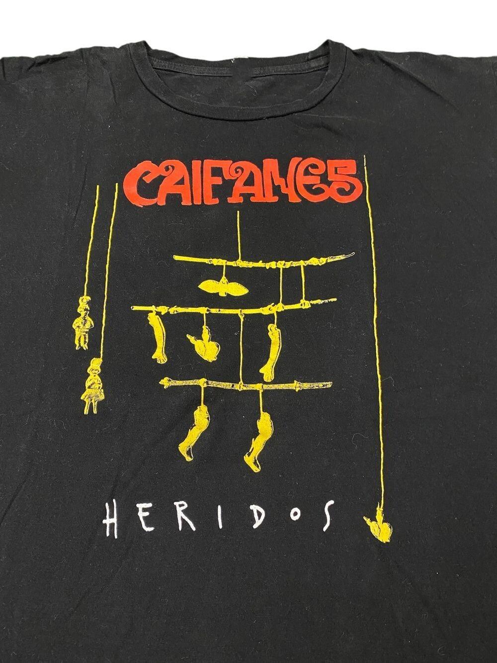 Caifanes Spanish Rock Band Heridos Tour T Shirt 2019 Twoside Reprint KK1596 L
