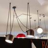 Nordic Industrial Style Three-Head Pendant Light for Cafe, Bar, or Exhibition Hall
