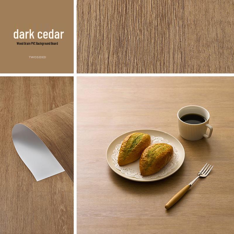 Wood Grain Embossed PVC Background Board for Photography