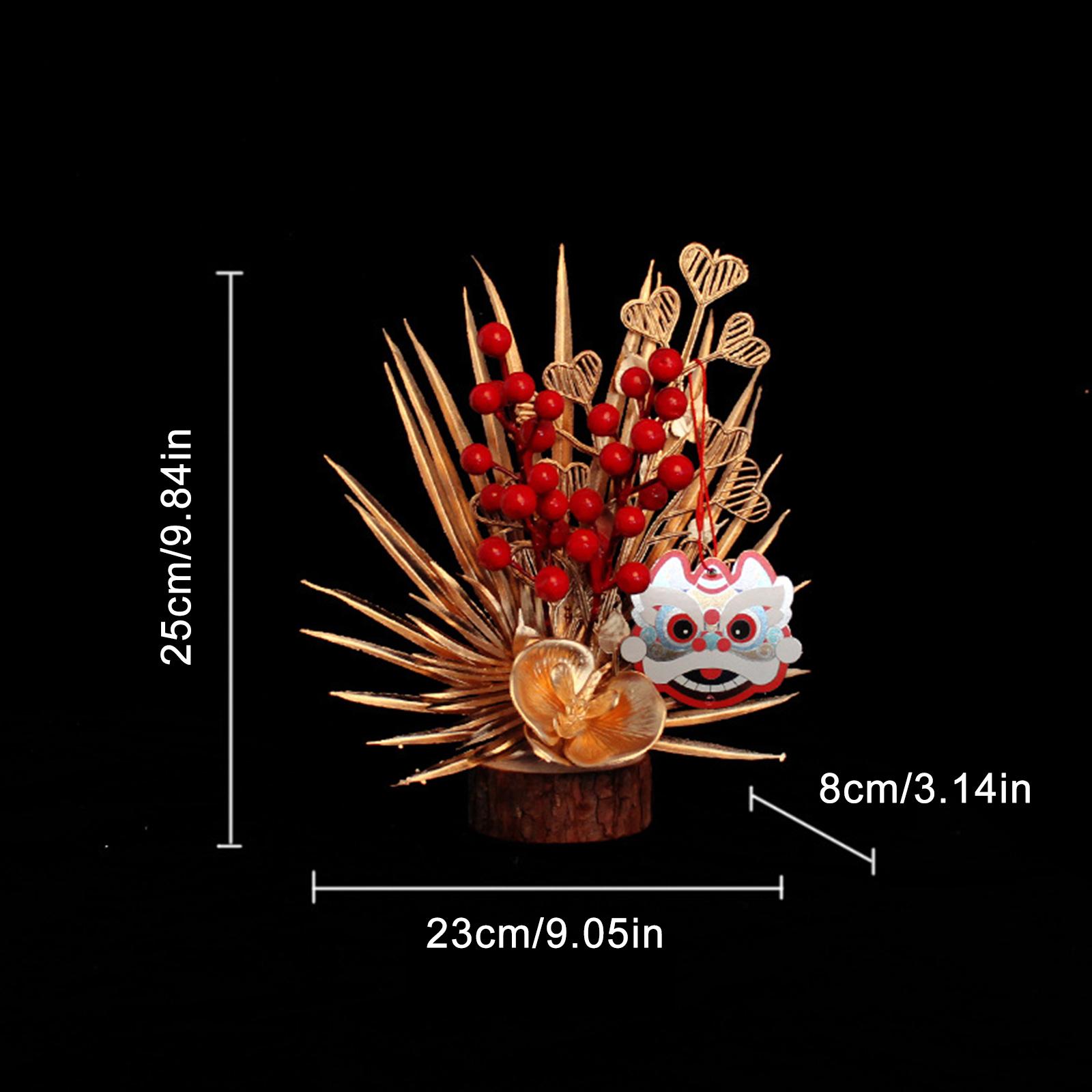 

Новогоднее украшение для дома Китайский Весенний Фестиваль Настольное декоративное дерево Украшение для дома для спальни гостиной Type 2
