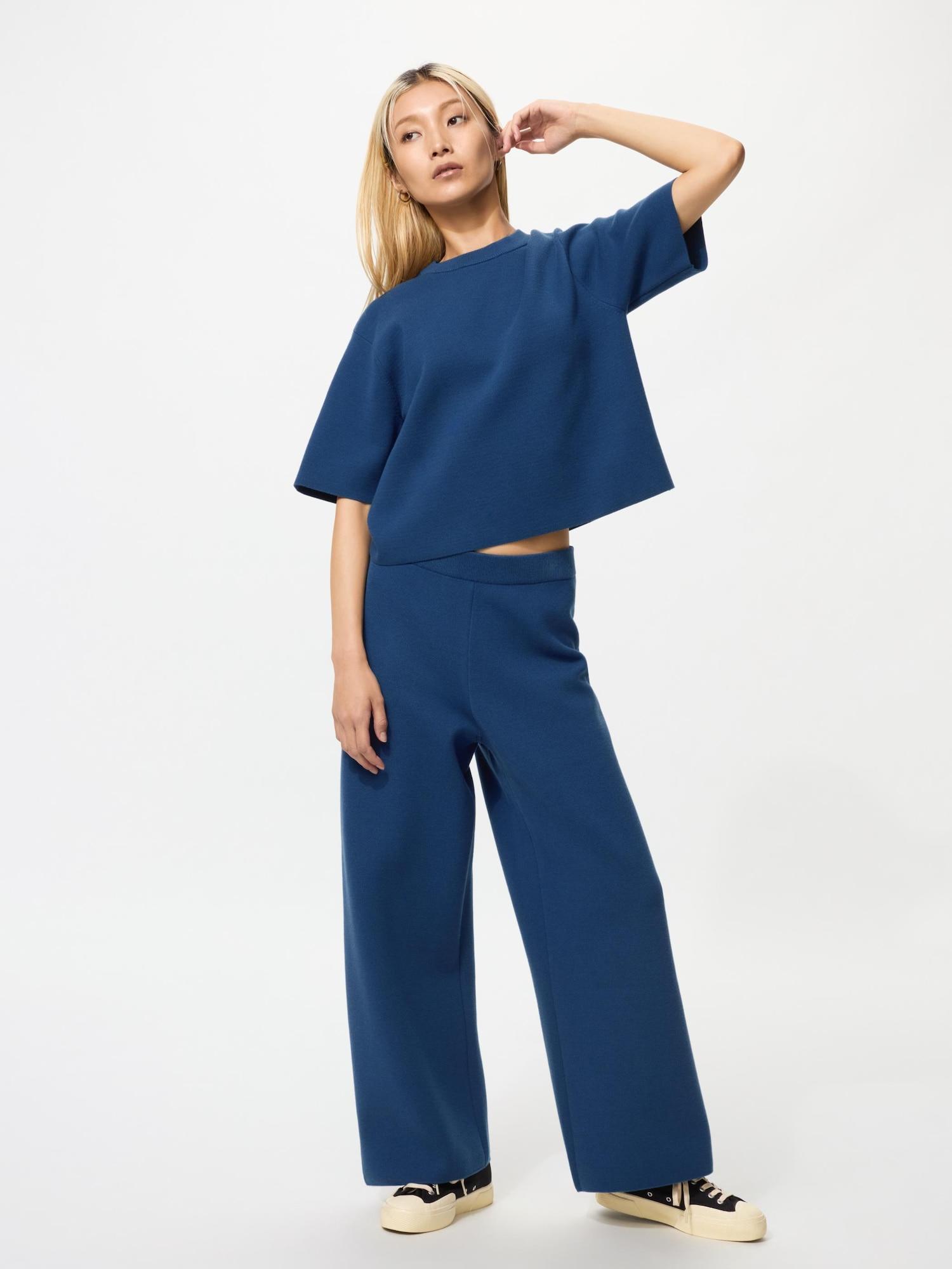 

Брюки в рубчик милано, которые можно стирать в машине 66 BLUE/L