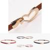 Womens Slim Alloy Waist Belt With Adjustable Pu Leather For Casual And Office Looks