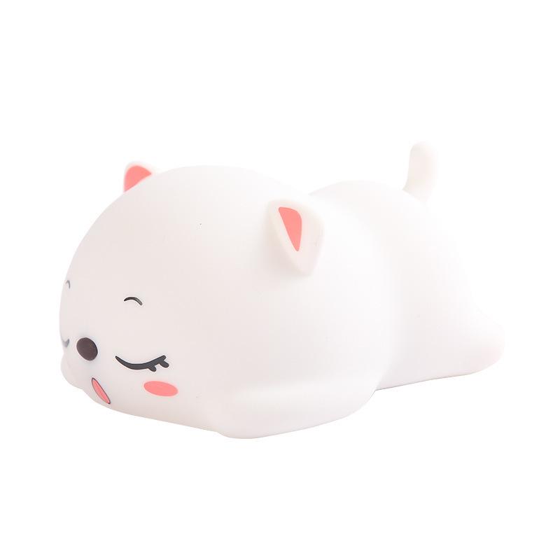 Weiches Silikon LED Nachtlicht für den Nachttisch: Augenschutz & Schlafhilfe