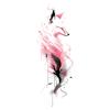 Advanced Sense Of Thorn Wings Ferocious Tiger Butterfly Small Picture Lines Finger Waist Belly Tattoo Sticker