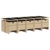 VidaXL Garden Dining Set and Cushions 15 Pcs Mixed Beige 3277763