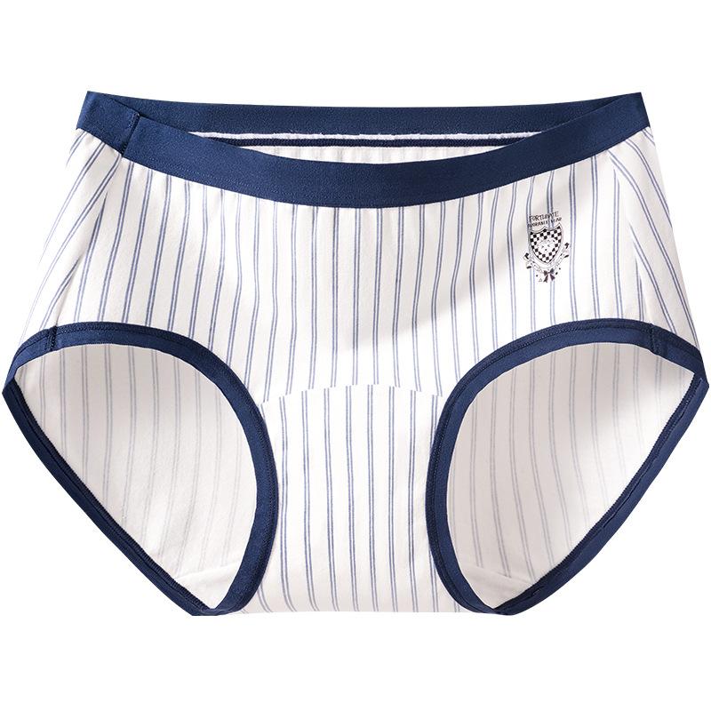 Большой размер Девочки Весна и Осень Медведь Хлопок Антибактериальные С удлиненной ластовицей Пояс Треугольные Трусы M