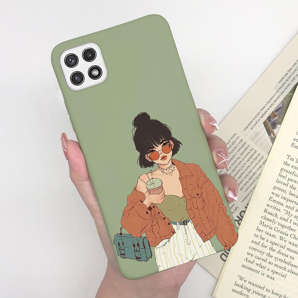 For Samsung Galaxy A22 A22s F42 5G Case Cute Avocado Silicon Back Soft Phone Cover For Samsung A 22 A 22s F 42 5G Colorful Shell