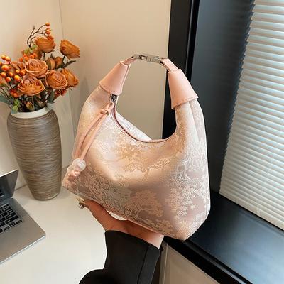 Retro Bag Women's Silk Jacquard Handbag Fashion