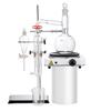 Essential Oil Distillation Kit, 500ml Distillation Apparatus, 3.3 Boro Lab Glassware Distillation Kit with 1000W Heating Plate and 24, 40 Joint, 33