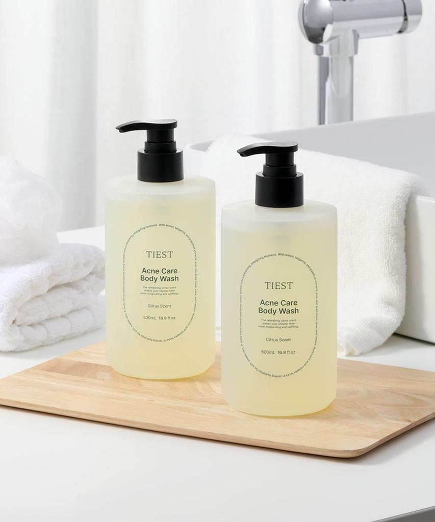 Tiest Acne Care Citrus Body Wash Mildly Acidic Acne Care 500mL