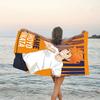 1pc Haikyuu4 Beach Towel with Custom Name, Beach/Swimming/Bath/Picnic/Camping Towel, Suitable for Seaside Beaches
