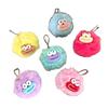 Creative Furry Balls Keychain Pendant with Large Sausage Mouth Cartoon Plush Bag Charm for School Bag Backpack Decors