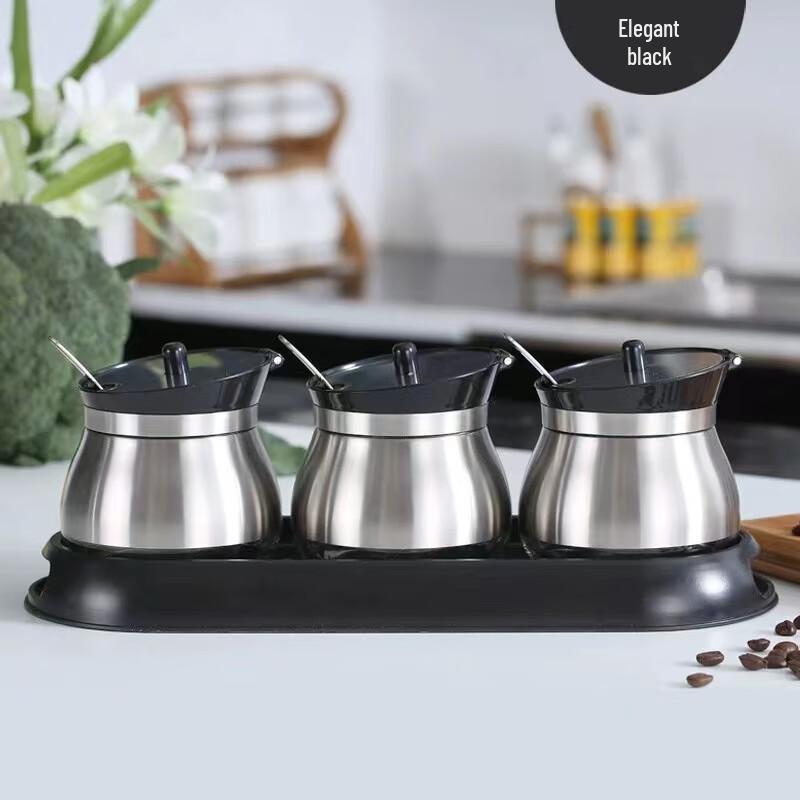 Mailang 304 Stainless Steel Seasoning Jar Set