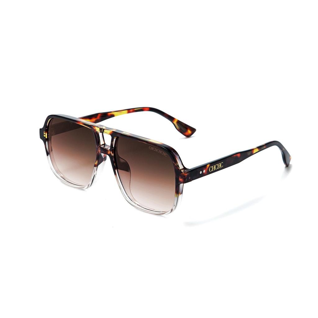 CHHC Square Frame Retro Classic Pilot Sunglasses for Men & Women