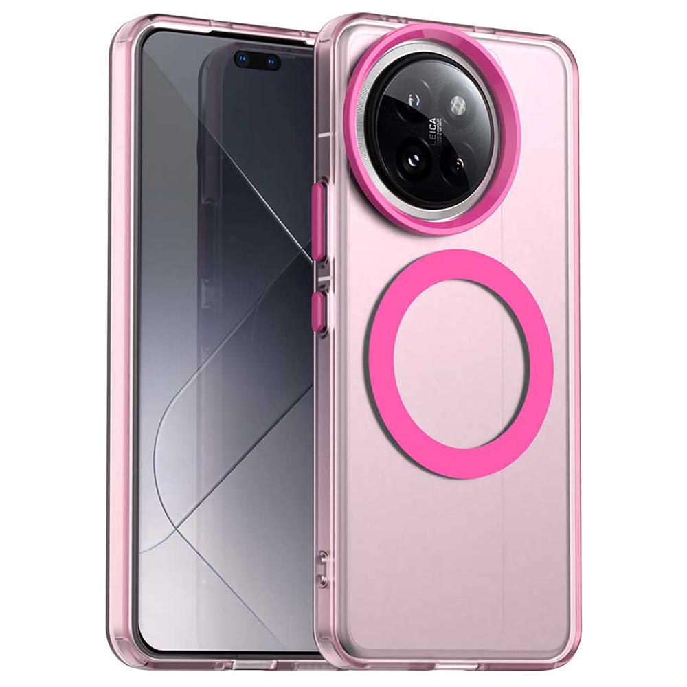 For Xiaomi 14 Civi 5G/Civi 4 Pro 5G Case Compatible with MagSafe PC+TPU+PET Anti-Drop Phone Cover