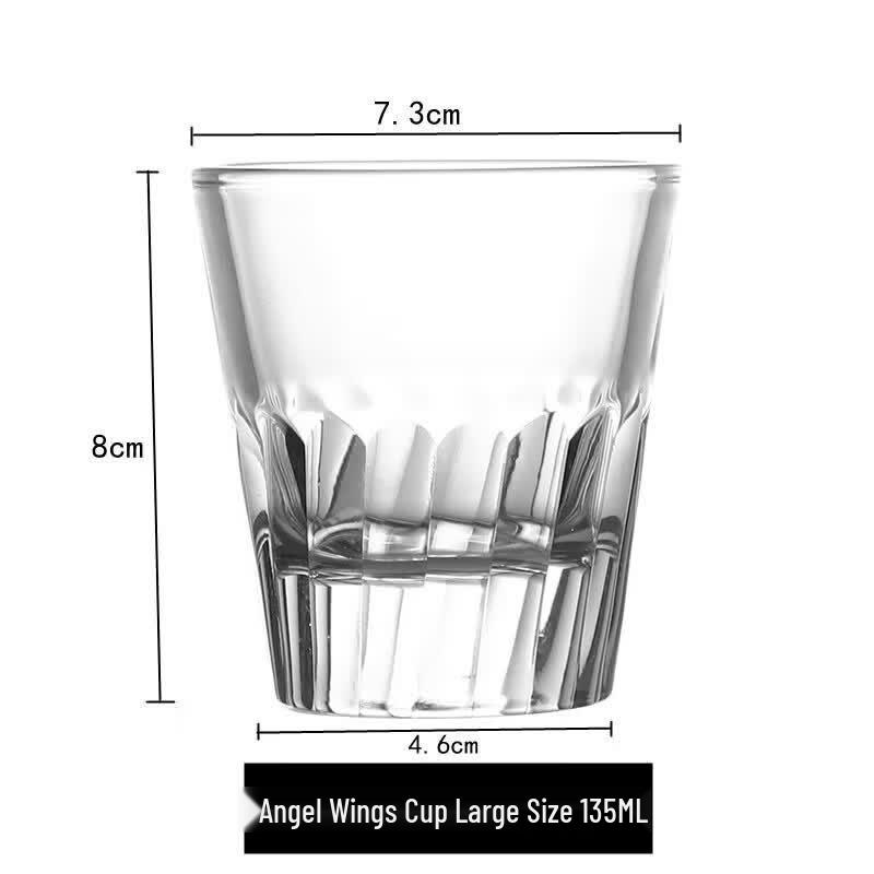 ZISIZ Octagonal Tempered Glass Cup