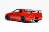 FREESTYLE MOTORHELIX Scale Nissan SKYLINE CUSTOMIZED VERSION ACTIVE RED M83411 1/18 GT-R (R34) (Finished Product)