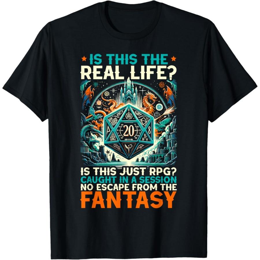 Role Playing Game RPG Master D20 Tabletop Funny RPG Gamer T-Shirt S