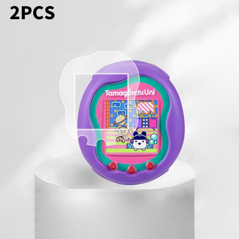 Film protector de ecran transparent Tpu anti-zgârieturi pentru consolă de jocuri pentru ecran LCD pentru Tamagotchi Uni, piesă de schimb pentru upgrade