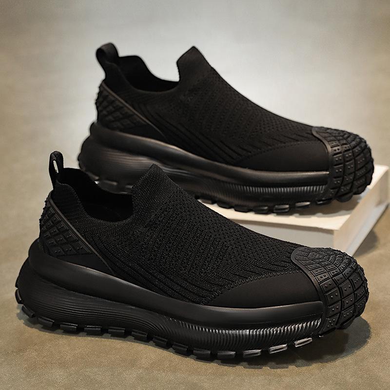 

Lazy one-pedal men s shoes high value thick-soled heightening mesh shoes men s fashion breathable sports casual dad shoes 44